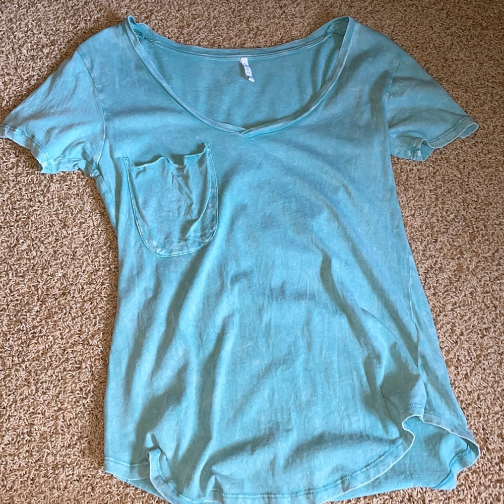 Small Z Supply blue/green T-shirt